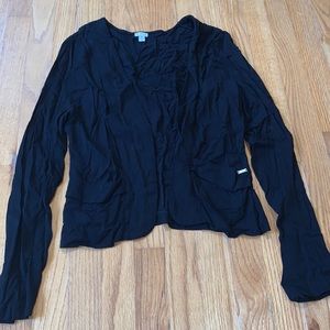 Guess Black Blazer NWOT